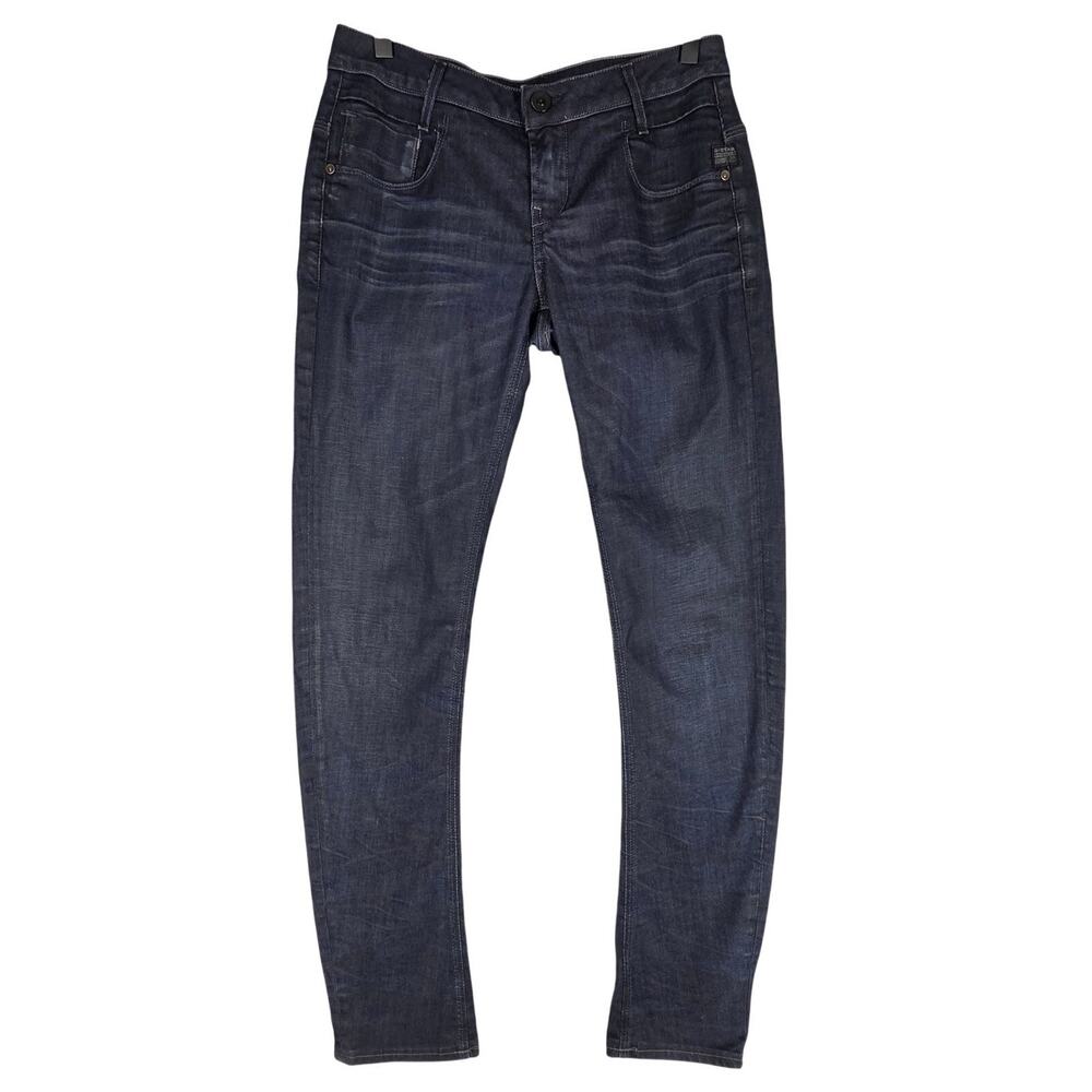 G‑STAR RAW 3301 SKINNY JEANS DARK BLUE WOMEN’S 29x30 MADE IN ITALY